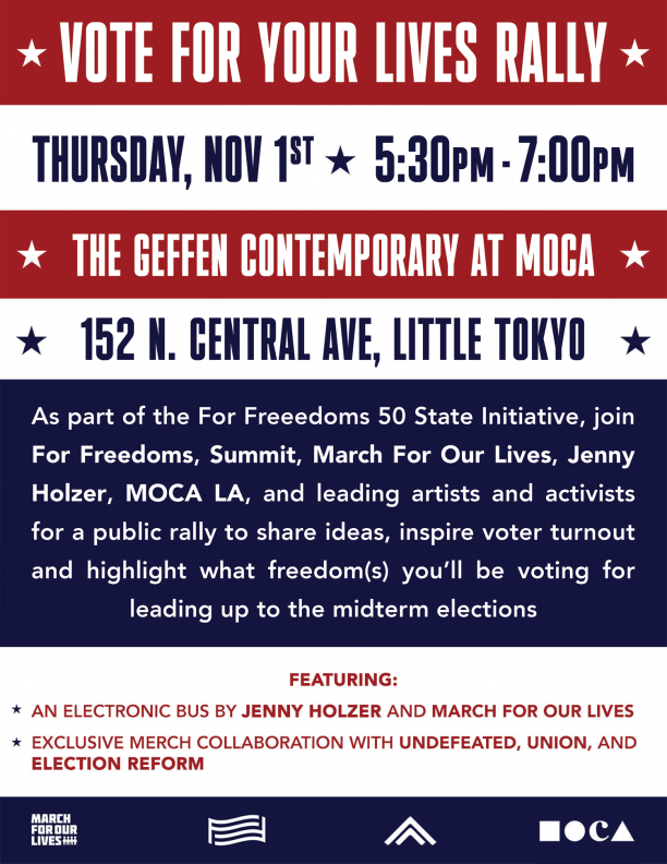 Vote For Your Lives Rally