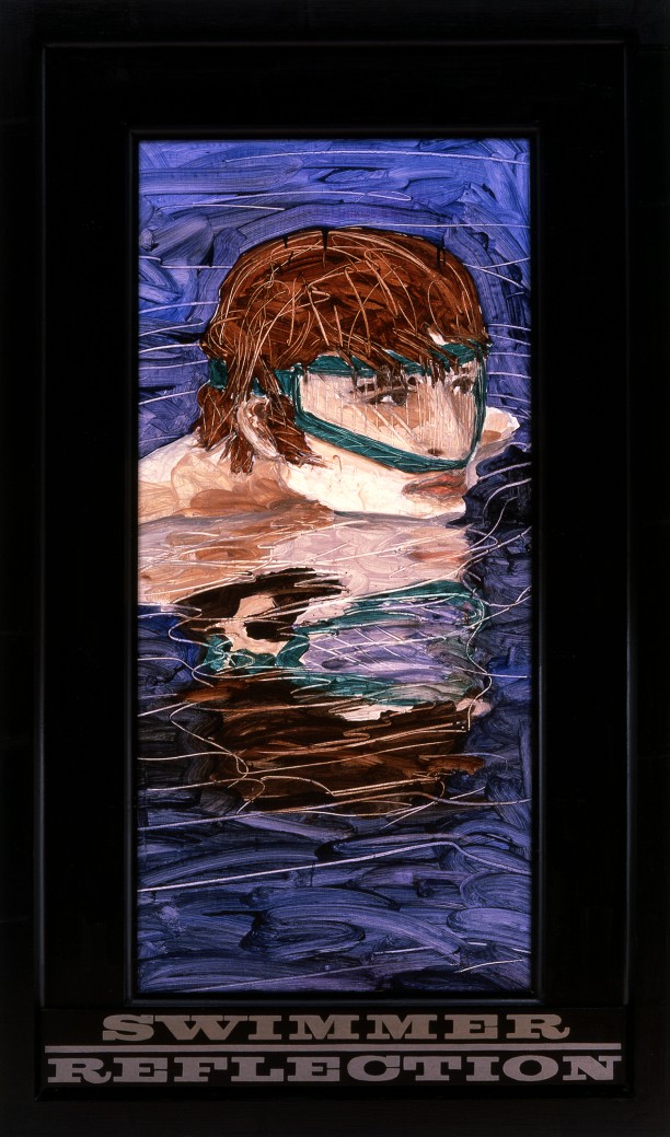 Swimmer and Reflection
