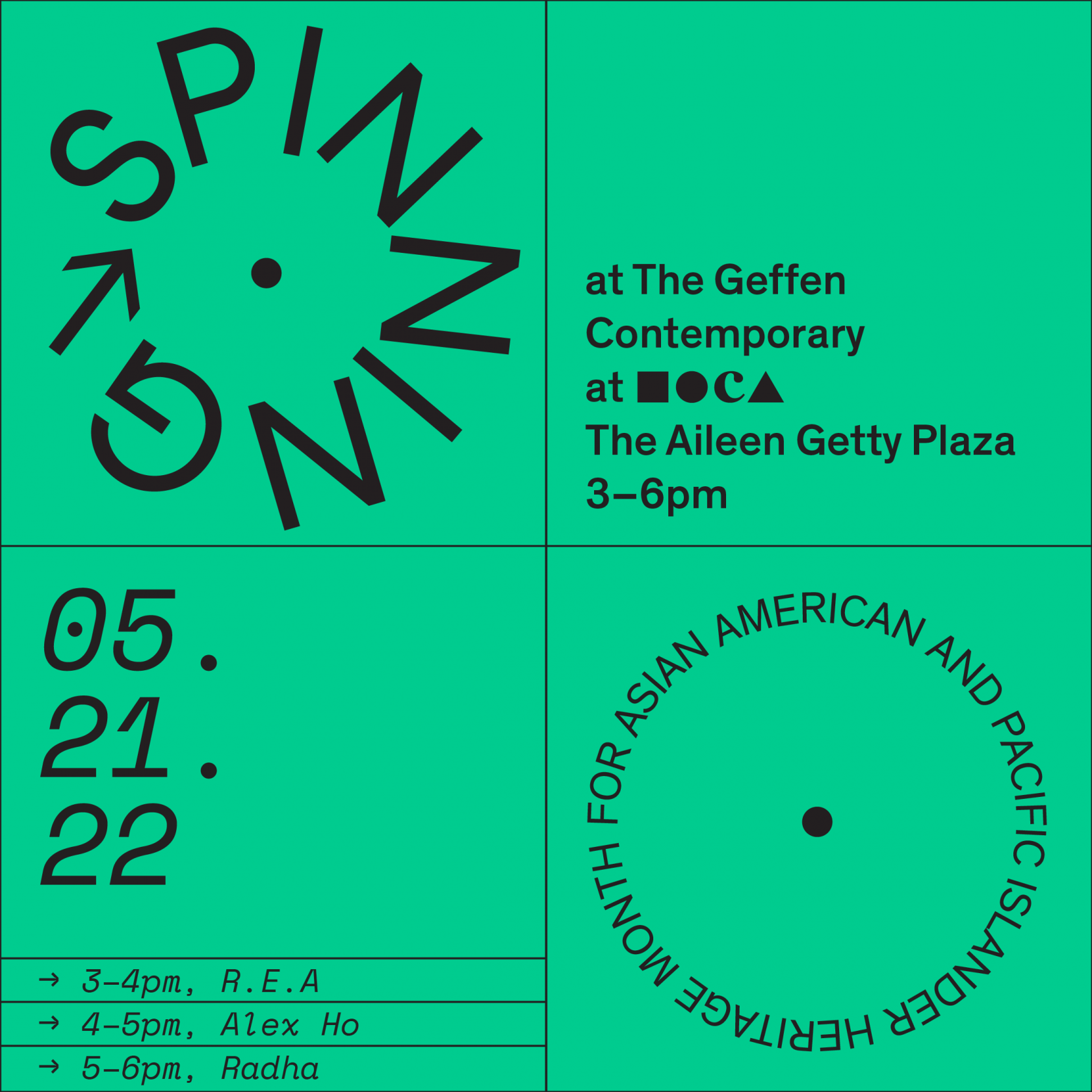 SPINNING at The Geffen Contemporary at MOCA