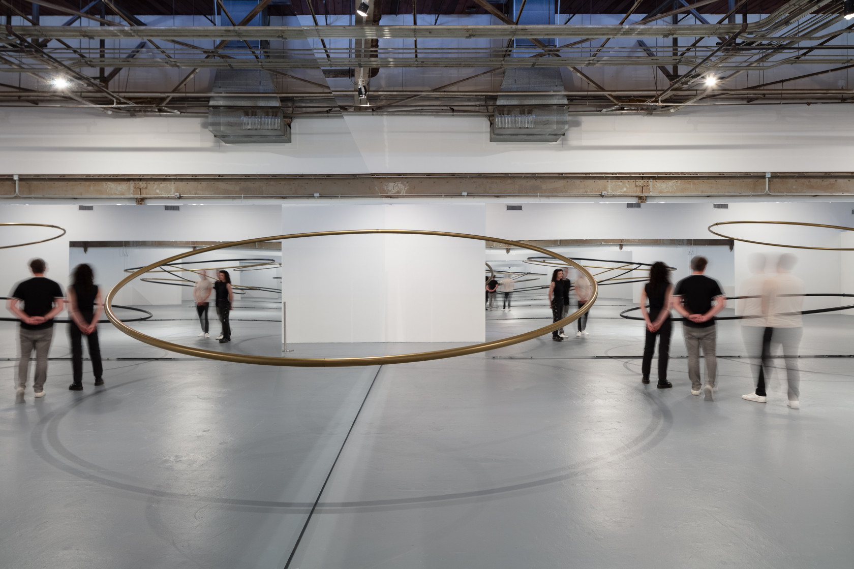 Installation view of Olafur Eliasson: OPEN